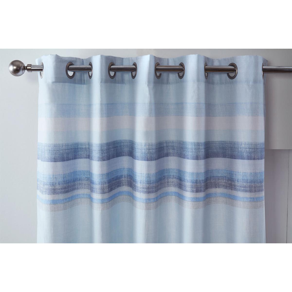 Ocean Stripe Eyelet Curtains - 183cm / 168cm – image 3