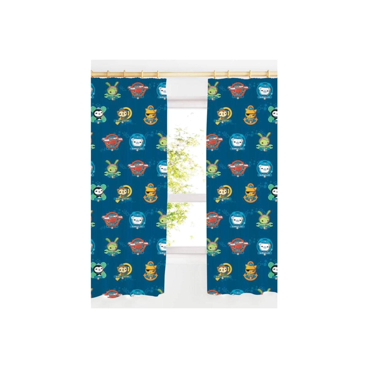 Characters Eyelet CurtainsBlue(72in x 66in) - Blue
