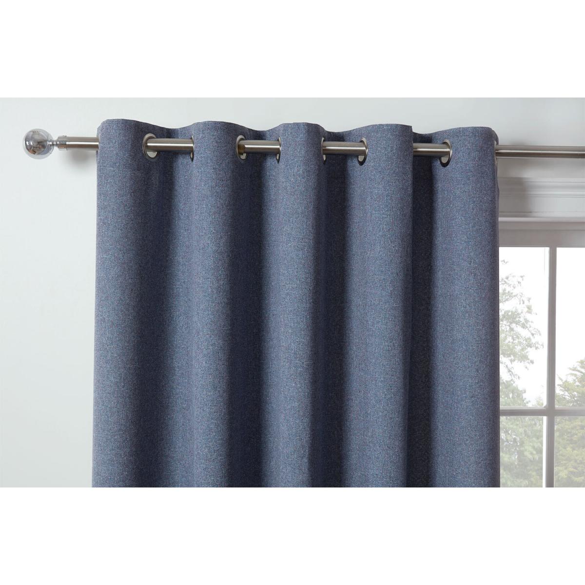 Sloane Eyelet Heather Curtains - Heather Blue / 228cm / 168cm – image 5