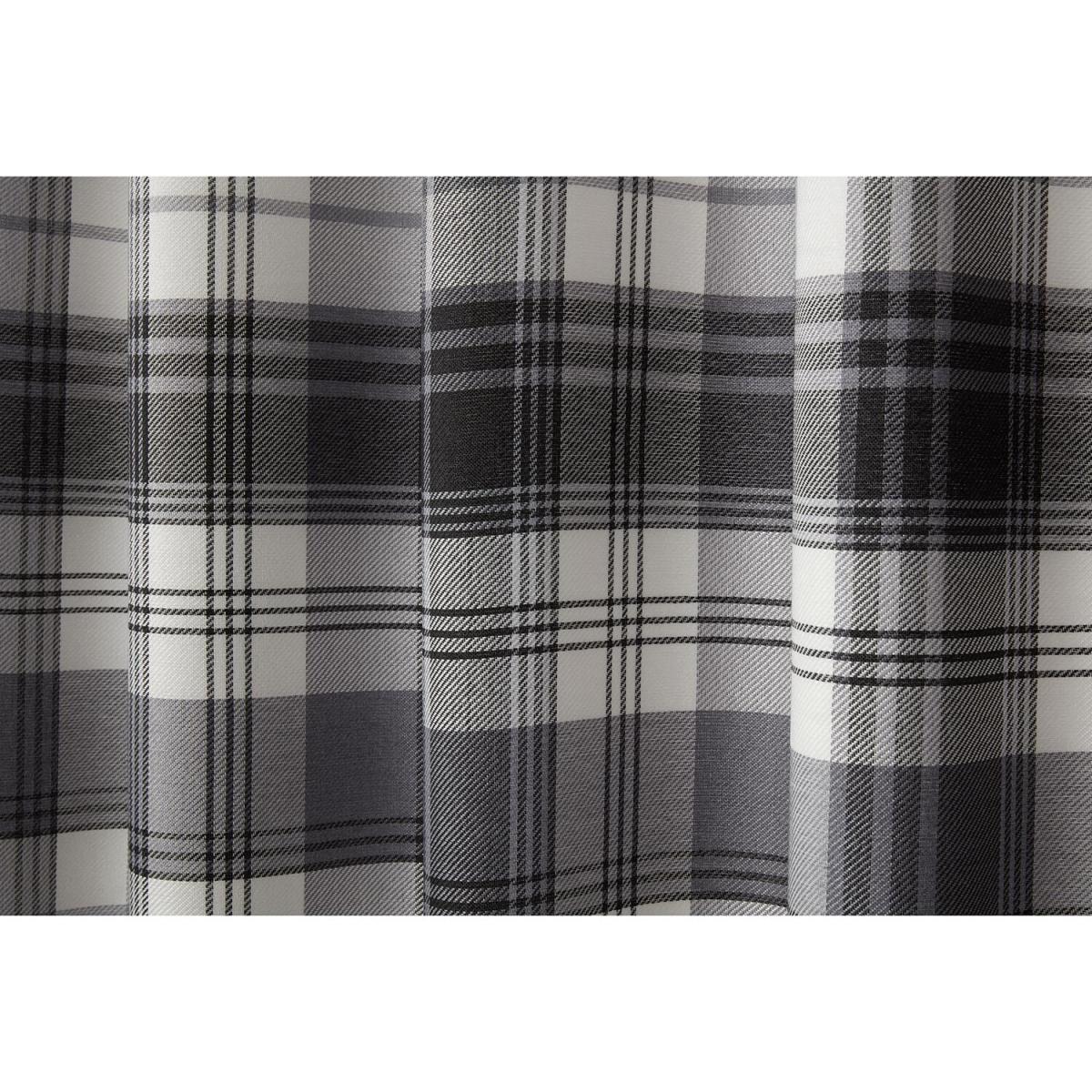 Hamilton Check Eyelet Curtains - Ochre / 168cm / 138cm – image 7