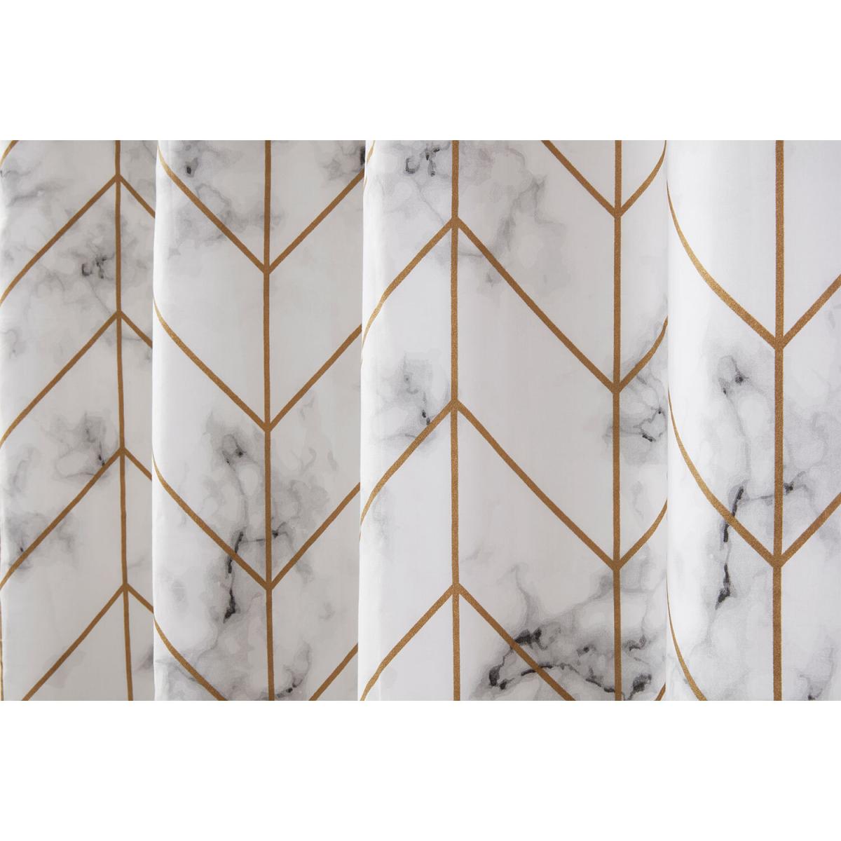 Marble Metallic Curtains - 168cm / 137cm – image 5
