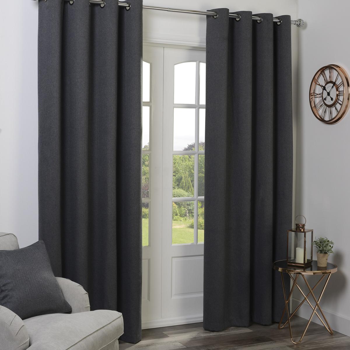 Oslo Curtains - Grey / 168cm / 183cm – image 2
