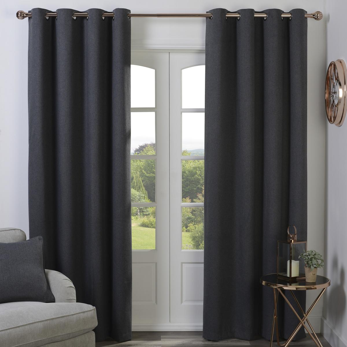 Oslo Curtains - Grey / 168cm / 183cm – image 1