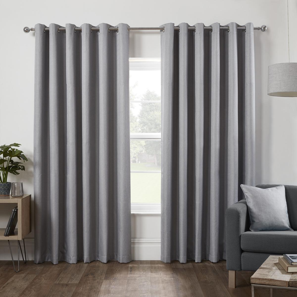 Hoxton Blackout Eyelet Curtains - Navy / 183cm / 168cm – image 3