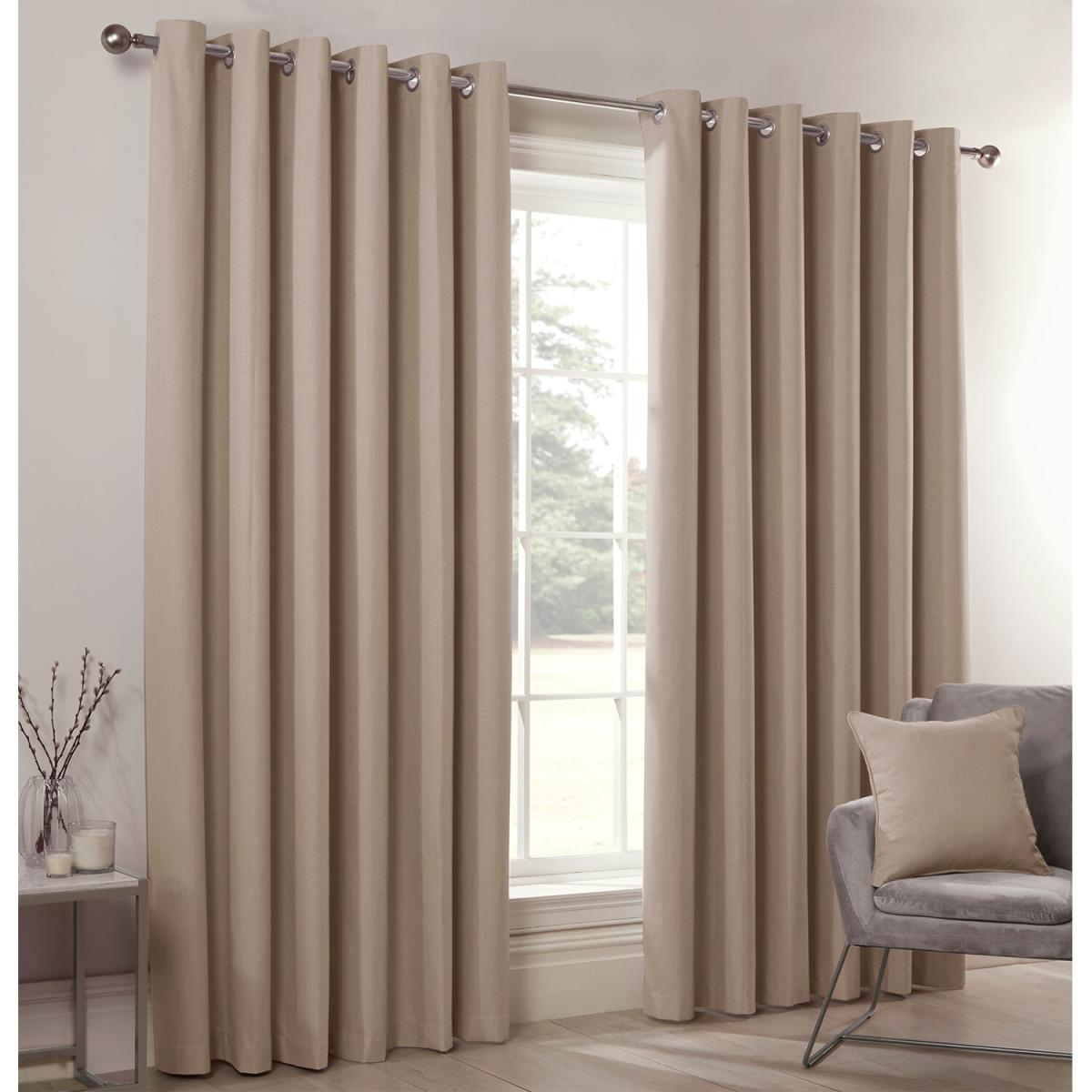 Hoxton Blackout Eyelet Curtains - Navy / 183cm / 168cm – image 27