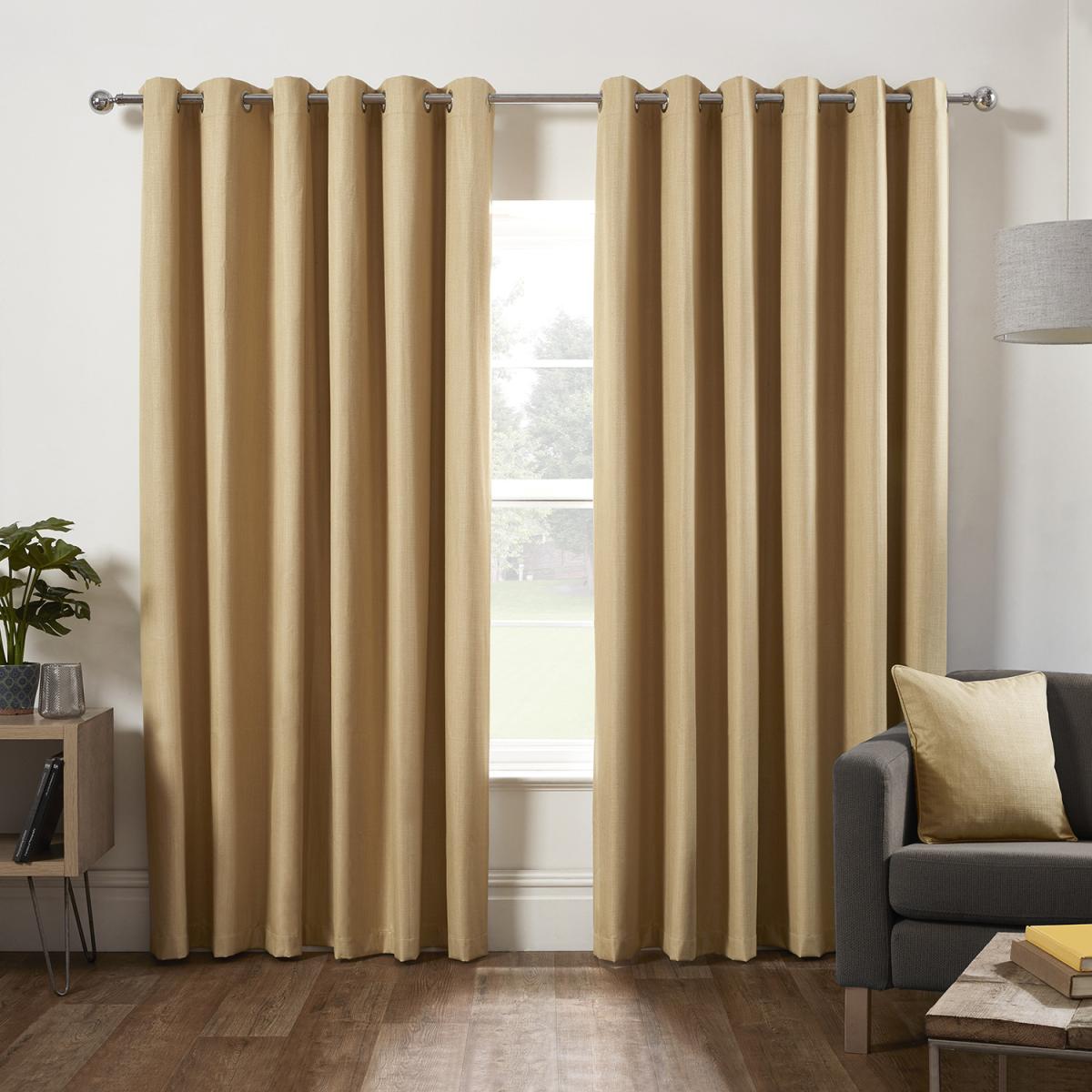 Hoxton Blackout Eyelet Curtains - Navy / 183cm / 168cm – image 4