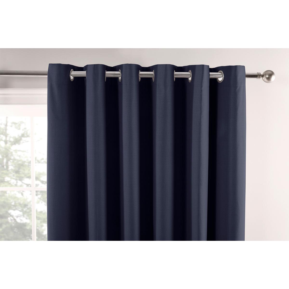 Hoxton Blackout Eyelet Curtains - Navy / 183cm / 168cm – image 31