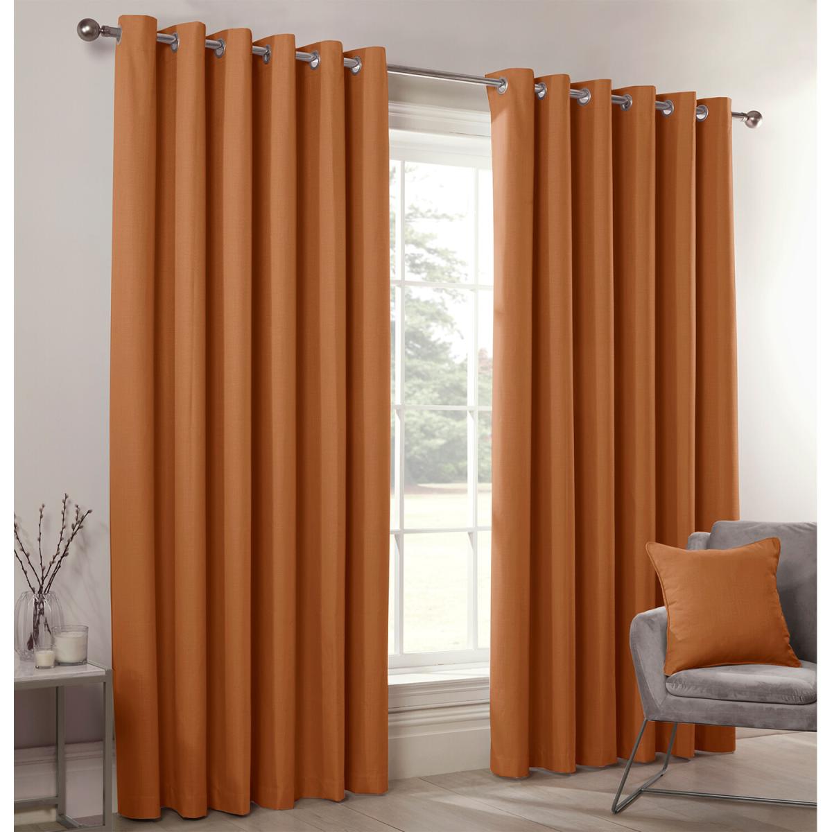 Hoxton Blackout Eyelet Curtains - Navy / 183cm / 168cm – image 33
