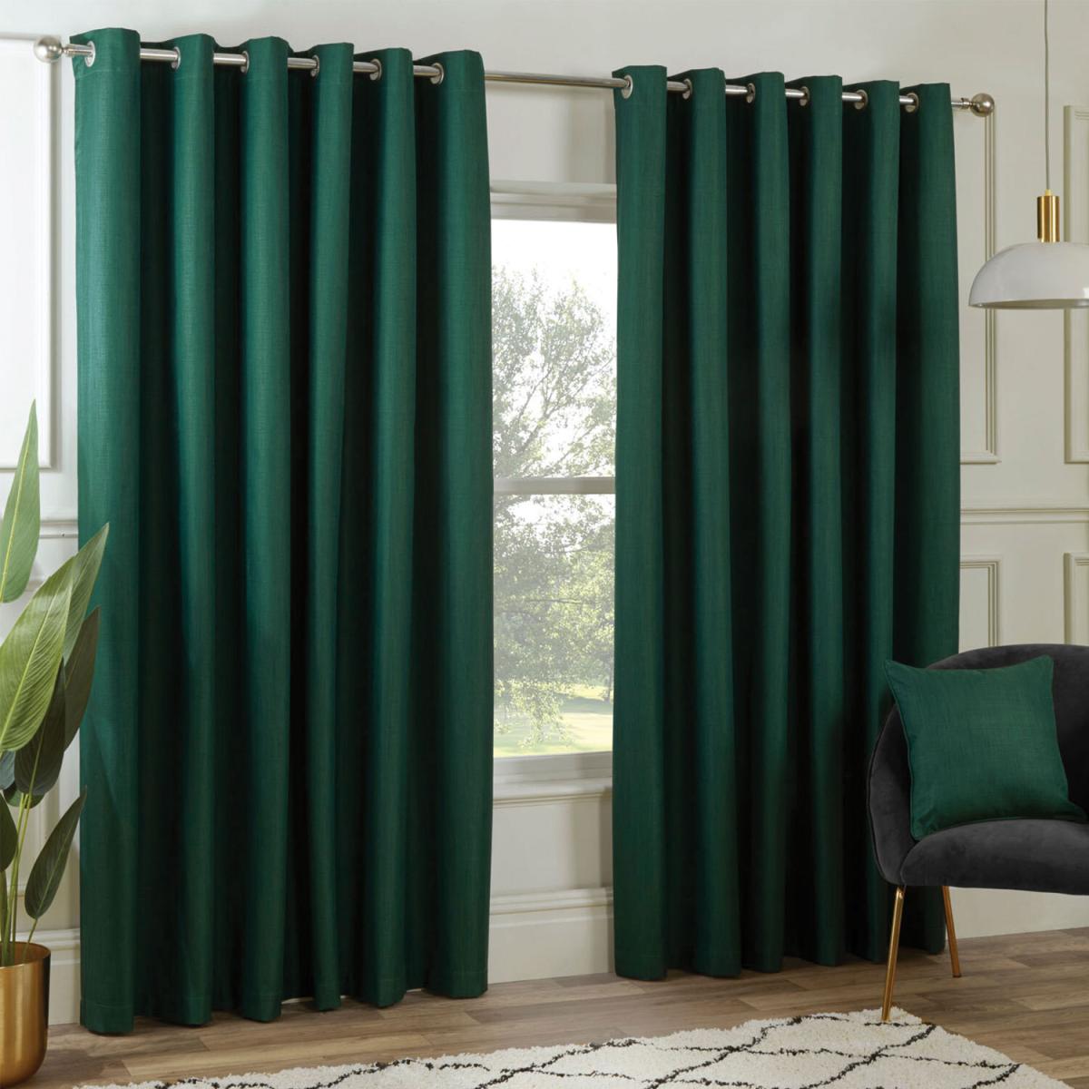 Hoxton Blackout Eyelet Curtains - Navy / 183cm / 168cm – image 39