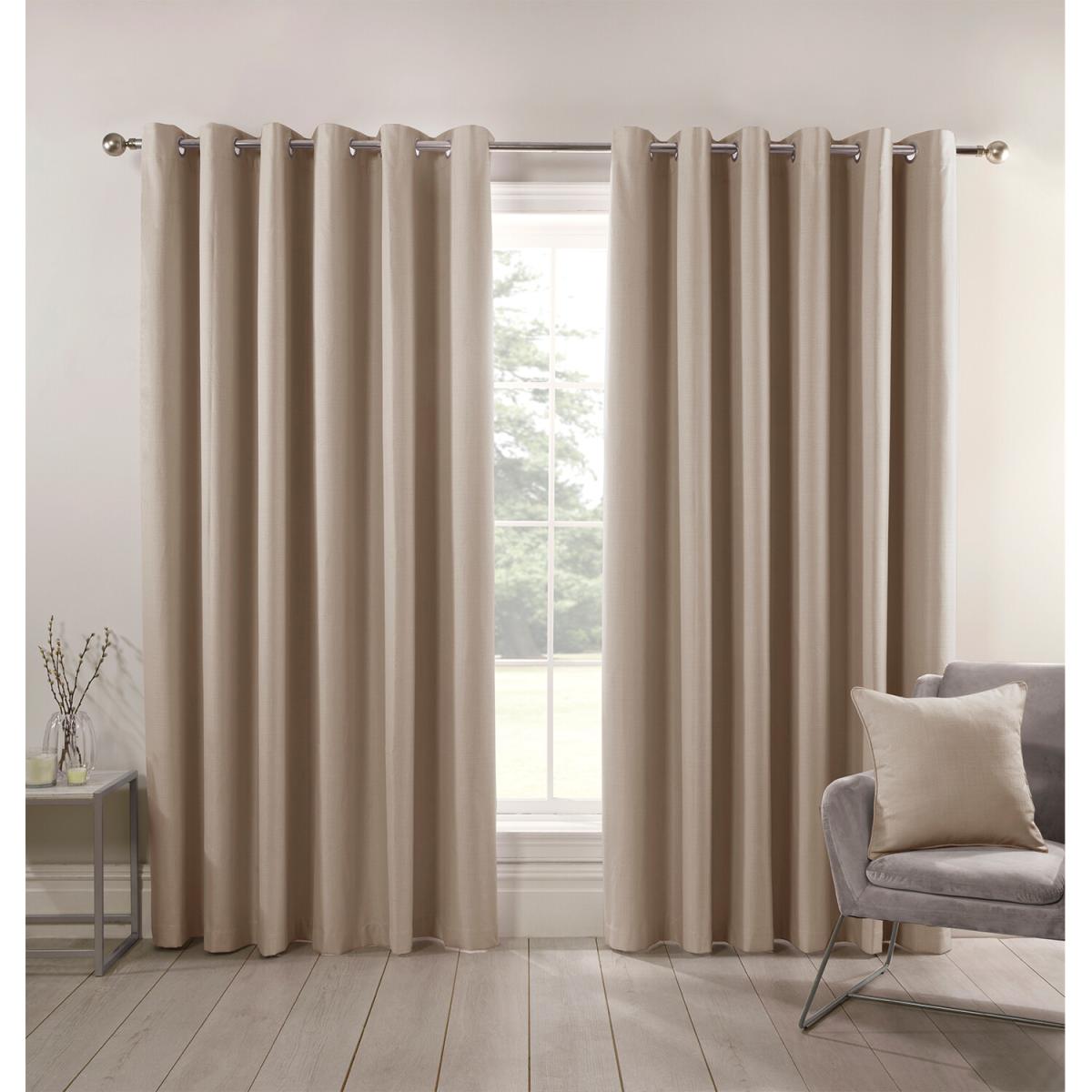 Hoxton Blackout Eyelet Curtains - Navy / 183cm / 168cm – image 7