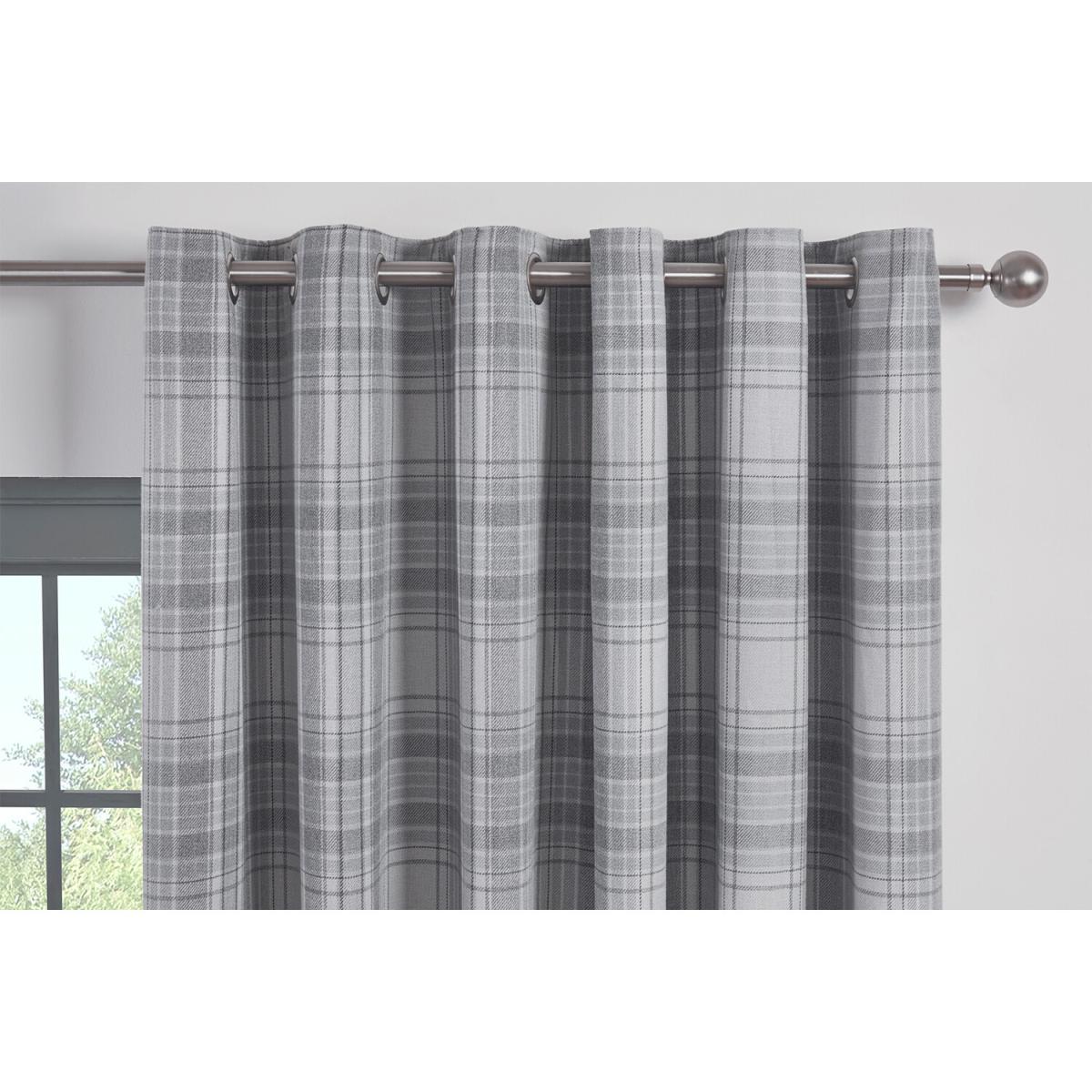 Hatfield Check Blackout Curtains - Blush / 168cm / 137cm – image 10