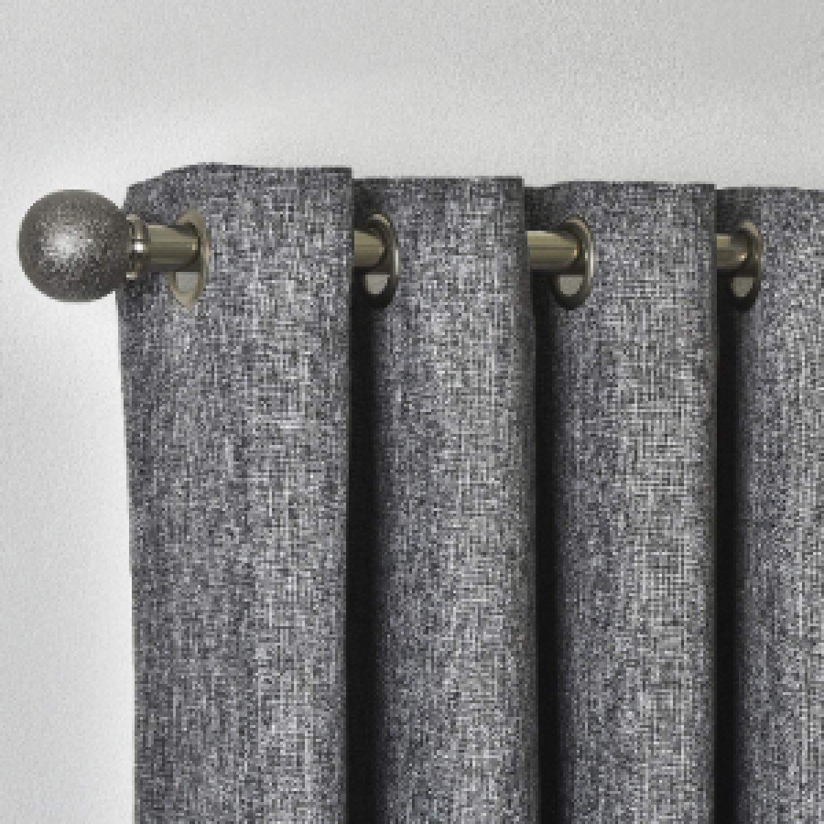 Chatsworth Eyelet Curtains - Slate / 229cm – image 5