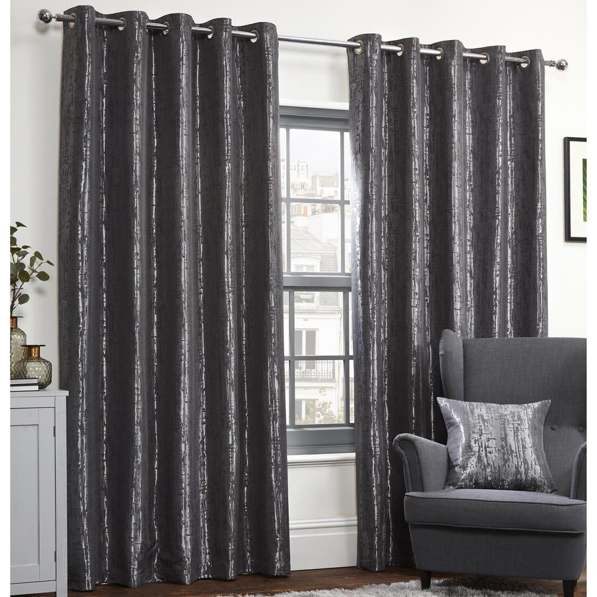 Allerston Jacquard Eyelet Curtains - 137cm / 168cm – image 2