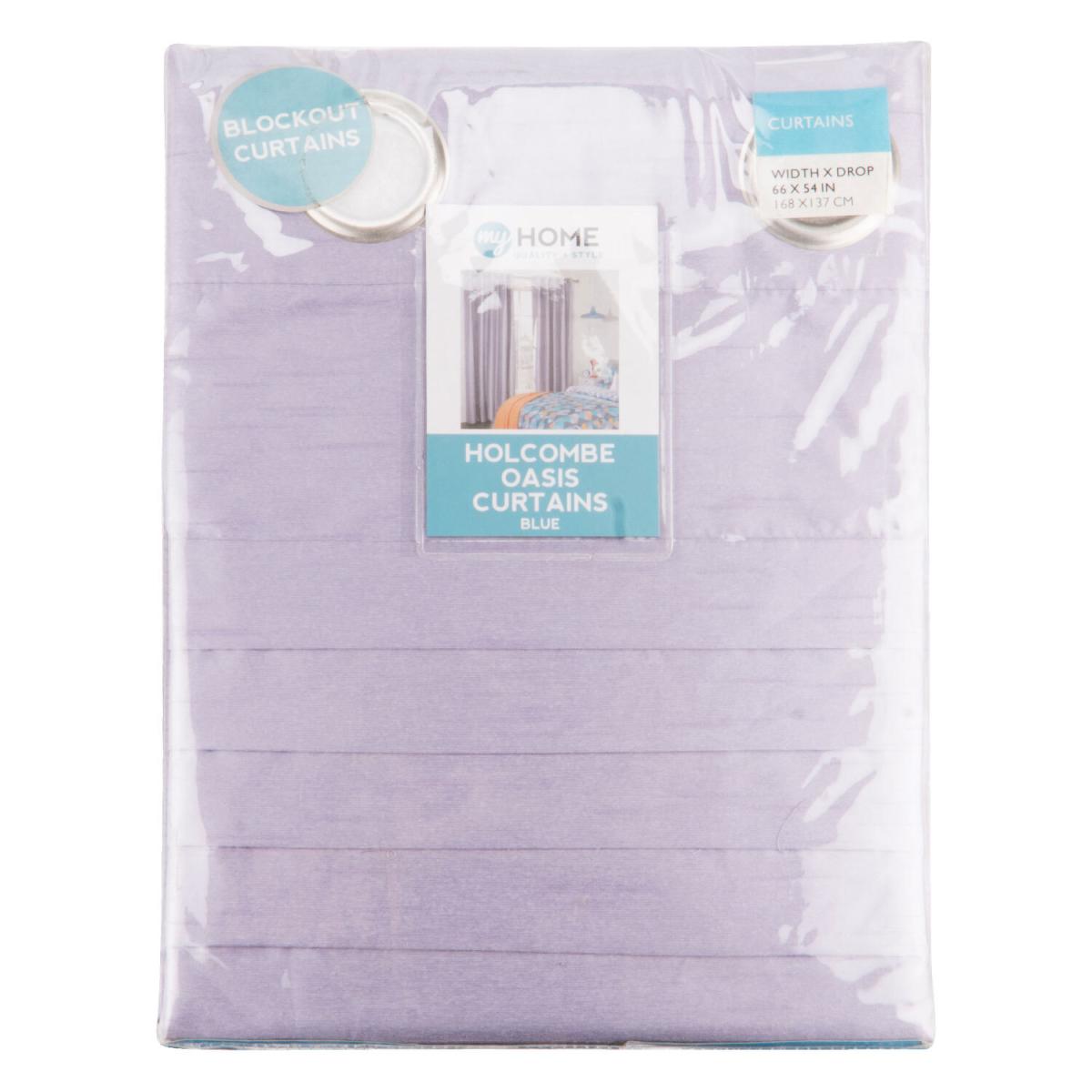 Holcombe Blockout Curtains - Oasis Blue / 183cm – image 2