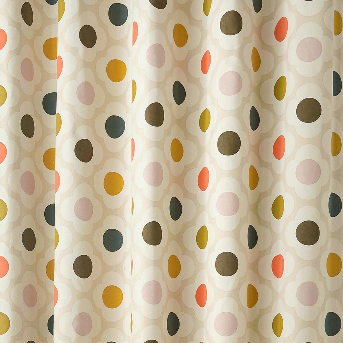 Spot Flower Eyelet Curtains By Orla Kiely in Summer Multi – image 2
