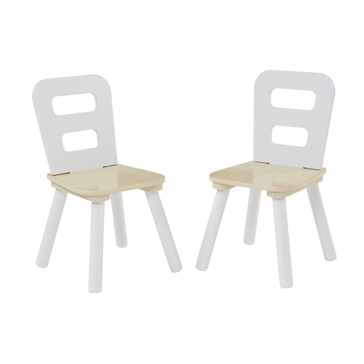 Liberty House Kids Round Table And Two Chairs Set White – image 6
