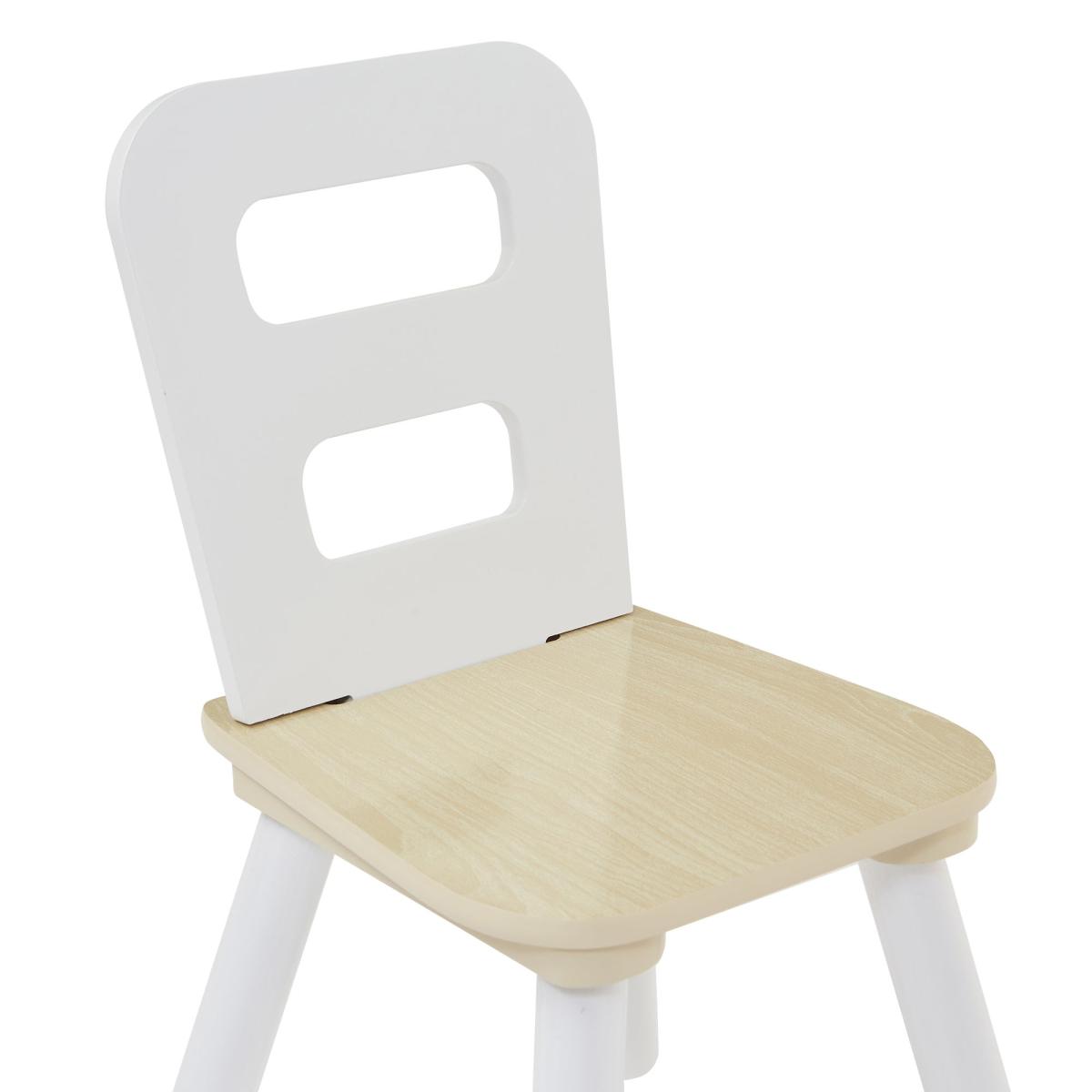 Liberty House Kids Round Table And Two Chairs Set White – image 7