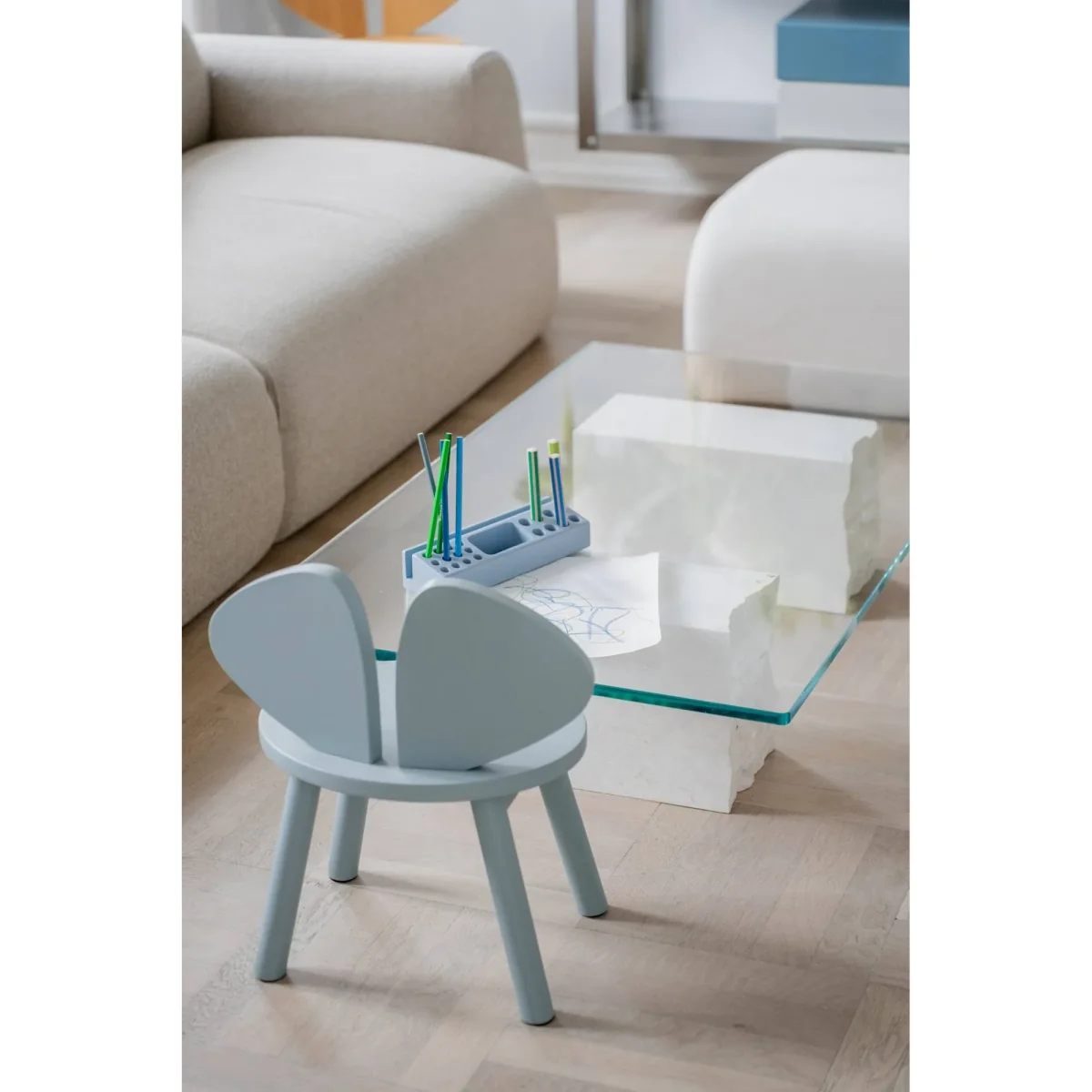 Nofred Mouse Chair children's chair Blue – image 6