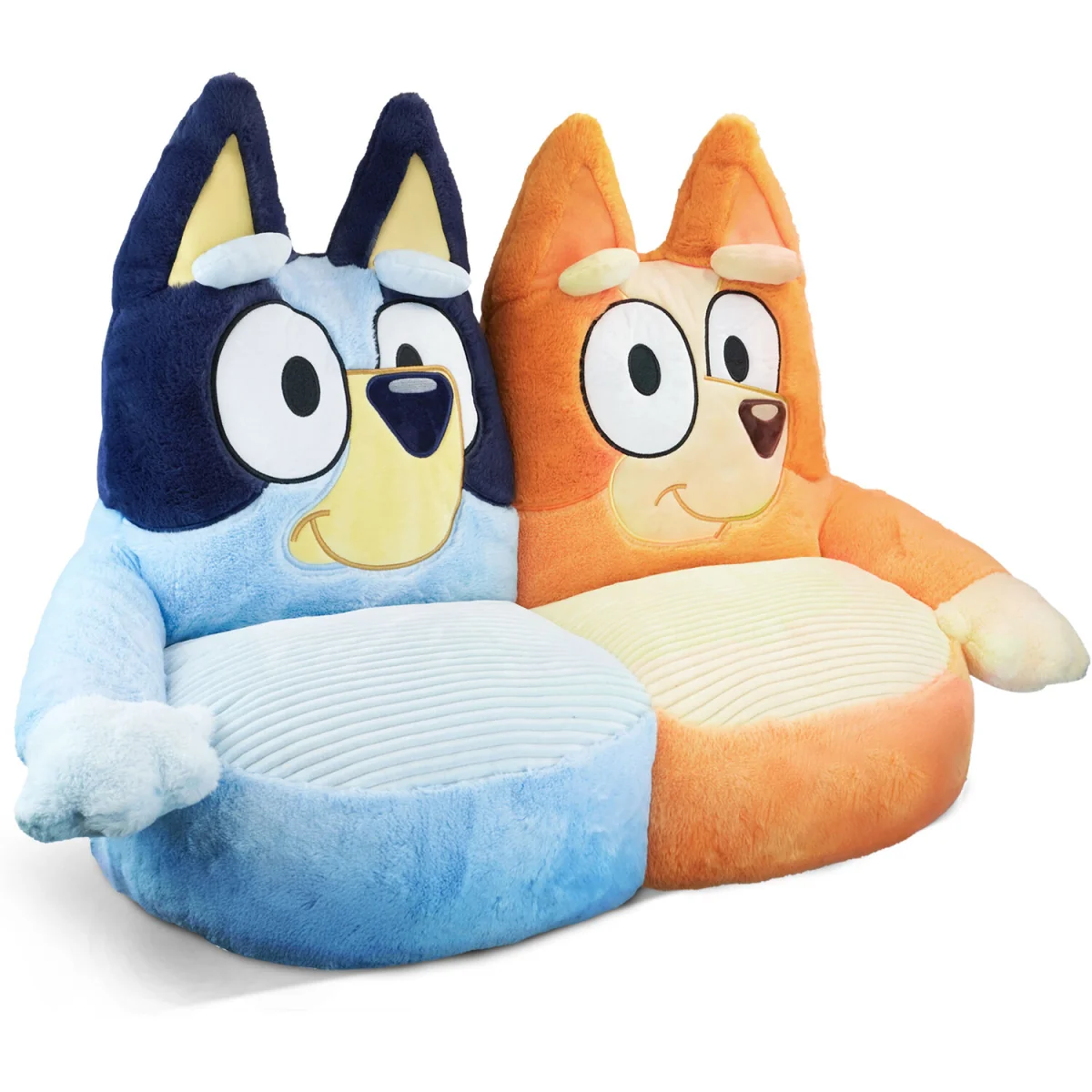Bluey & Bingo Kids Plush Sofa Chair - 70cm Soft Toddler Seat - Plush Character Sofa – image 2