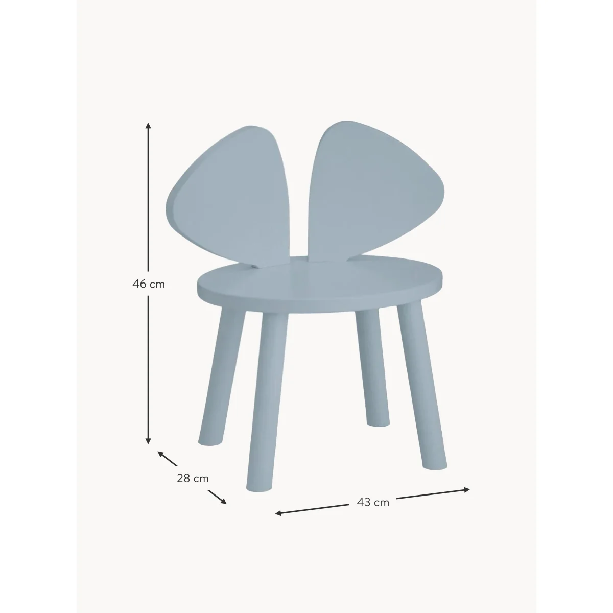 Kids Wooden Chair Mouse – image 4