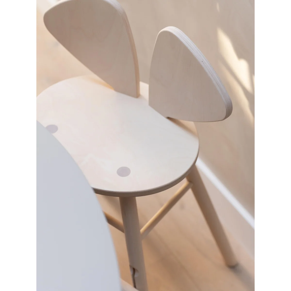 Kids Oak Wood High Chair Mouse Junior – image 4