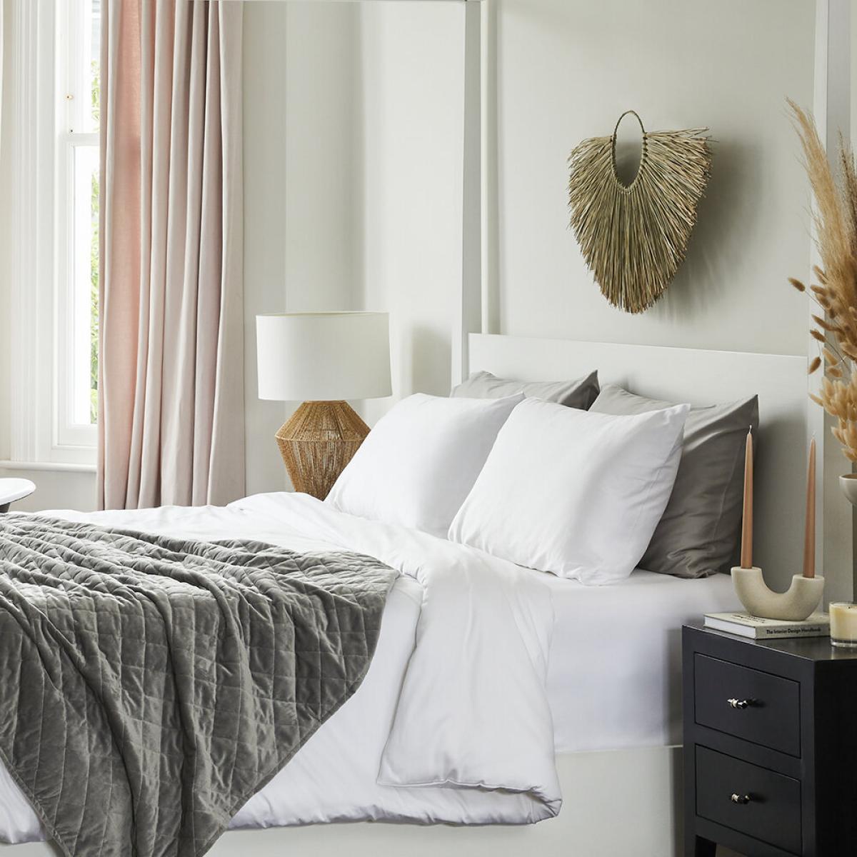Mela - Clean Silver Set of 2 Pillowcases - 50x75cm - White – image 5