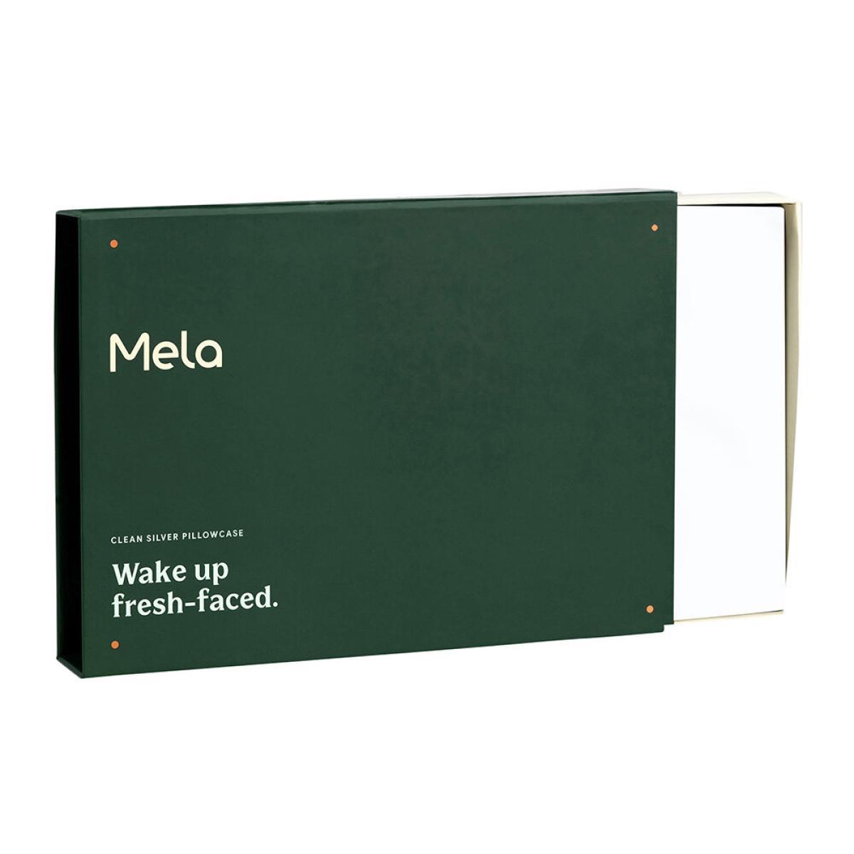 Mela - Clean Silver Set of 2 Pillowcases - 50x75cm - White – image 8