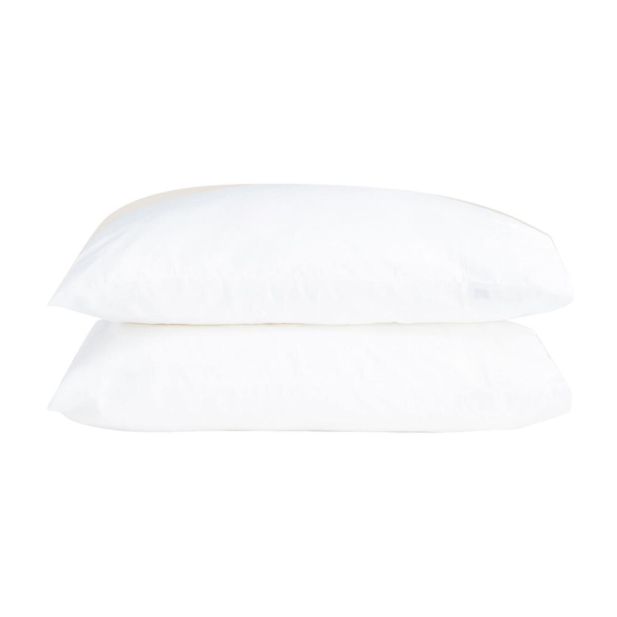Mela - Clean Silver Set of 2 Pillowcases - 50x75cm - White – image 9