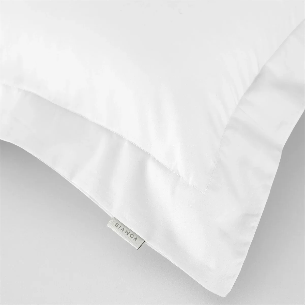 400 TC Cotton Sateen Oxford Pillowcase Pair - White – image 3