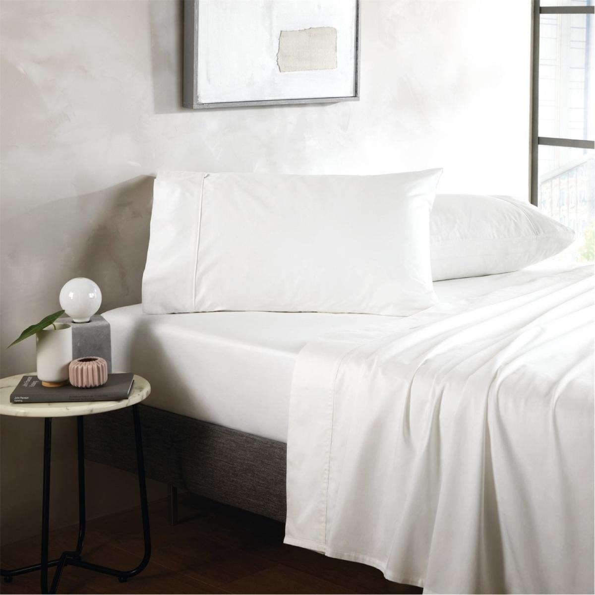 500tc Cotton Sateen Standard Pillowcase Pair – image 3