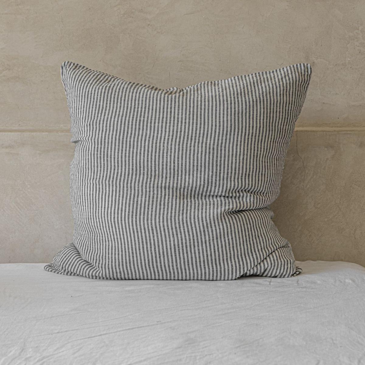 Striped Classic Linen Pillowcase – image 2