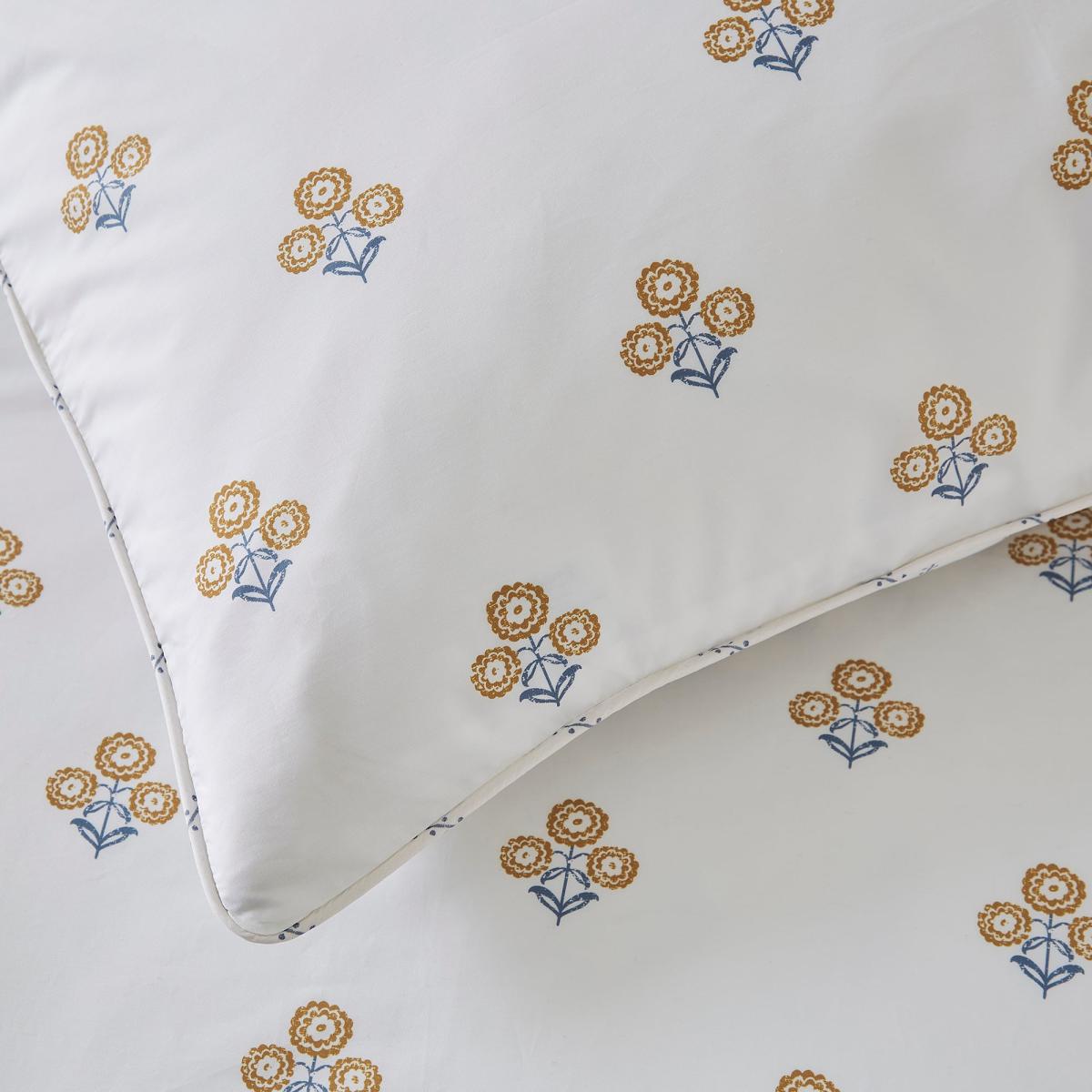 Dorma Weybourne 100% Cotton Oxford Pillowcase Pair Blue – image 3