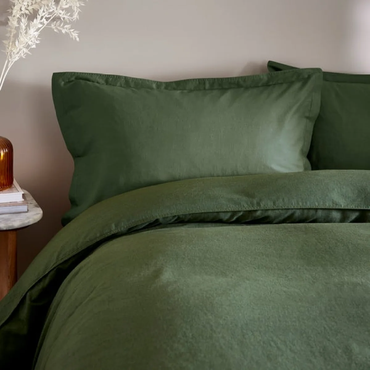 Cotton Linen Oxford Pillowcase Butterscotch (Orange) – image 2
