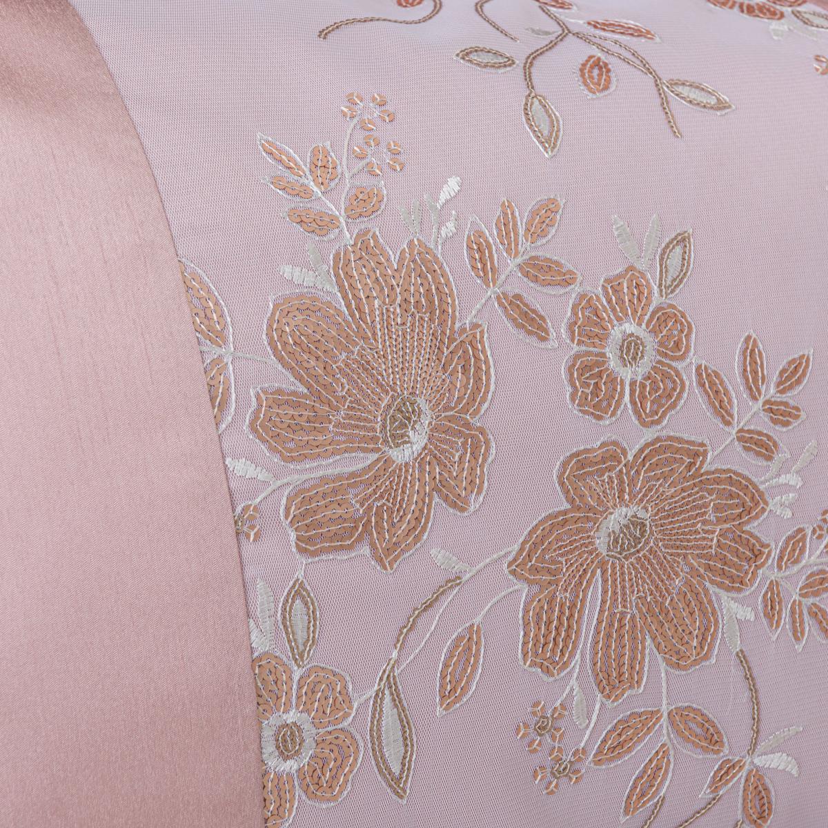 Elene Pink Floral Sequin Oxford Pillowcase Pink – image 4