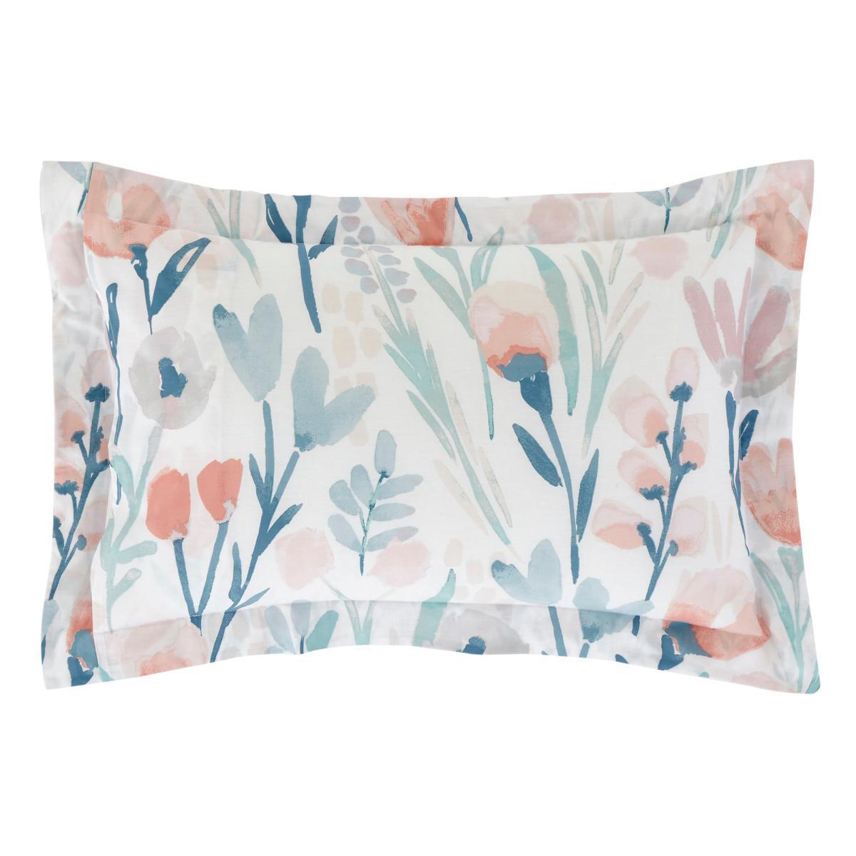 Emmie Blush Floral  Oxford Pillowcase Blush (Pink) – image 2