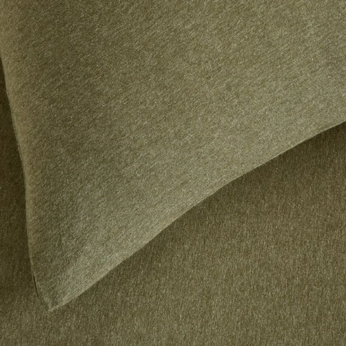 Elements Cotton Jersey Plain Standard Pillowcase Pair Ochre – image 5