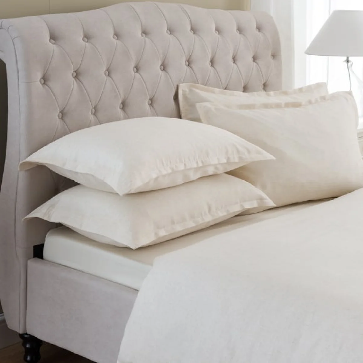 Dorma Temperature Control Slub Cuff Pillowcase – image 1
