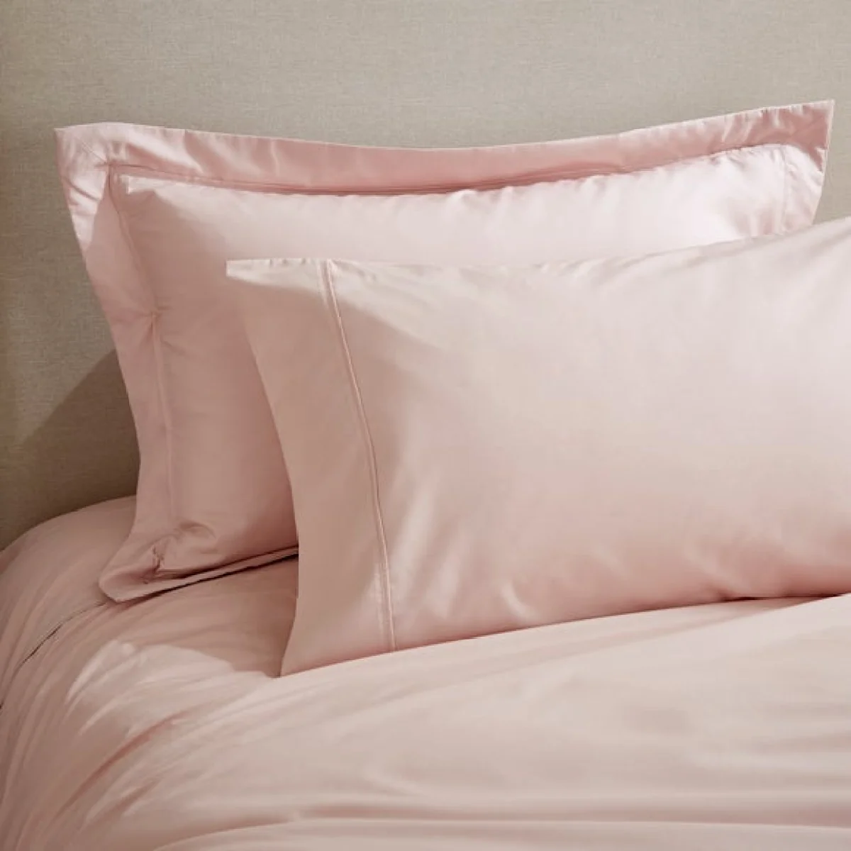 Dorma Egyptian Cotton 400 Thread Count Percale Oxford Pillowcase Rose (Pink) – image 3