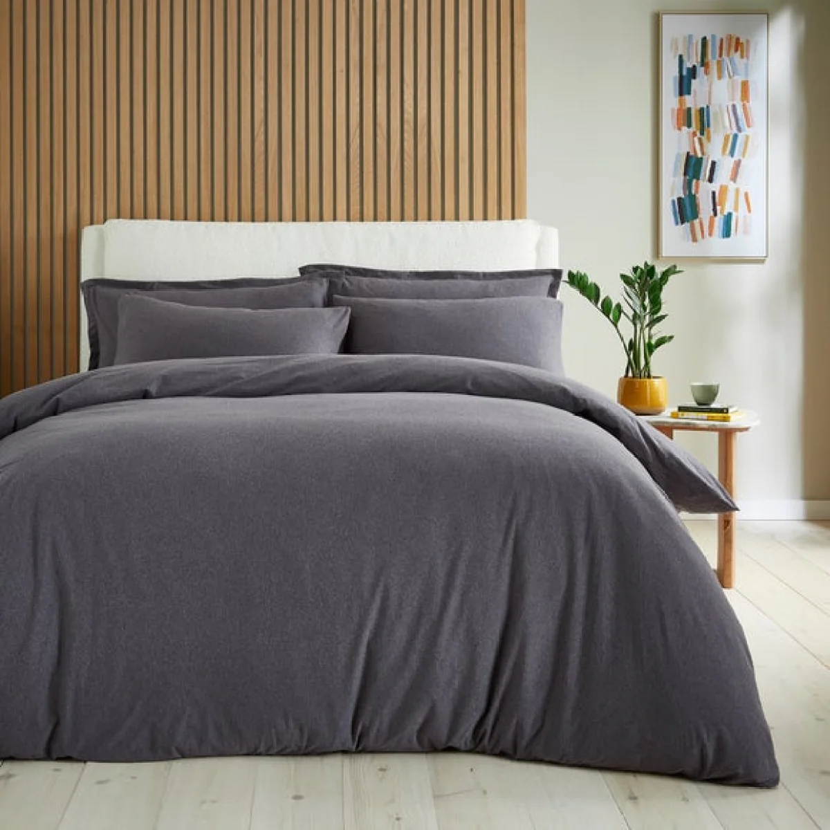 Elements Cotton Jersey Plain Oxford Pillowcase Ochre – image 3
