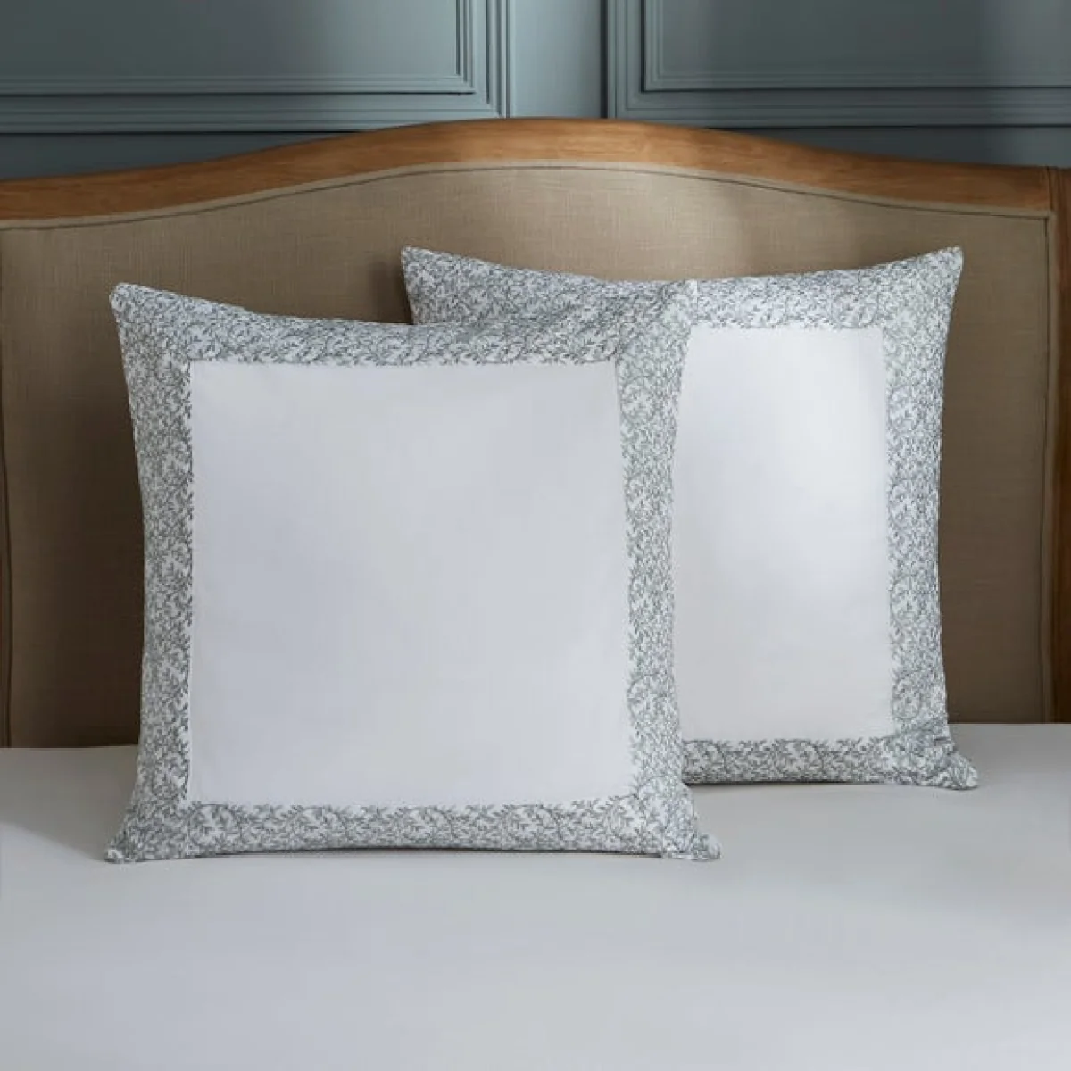Dorma Elmley Embroidered 100% Cotton Pillow Sham – image 1