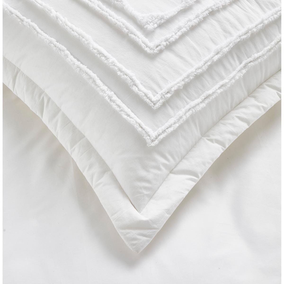 Dorma Decades Daisy Daisy White Pillow Sham White – image 2