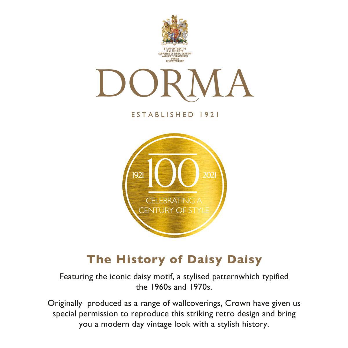 Dorma Decades Daisy Daisy White Pillow Sham White – image 3