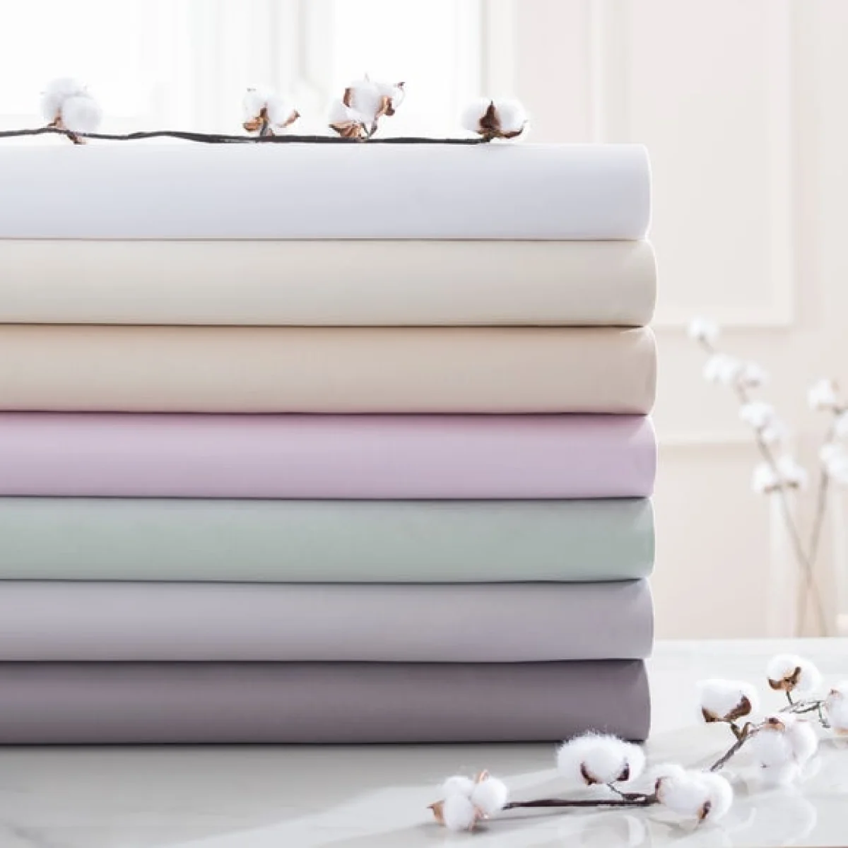 Dorma 300 Thread Count 100% Cotton Sateen Plain Continental Square Pillowcase Mauve – image 6