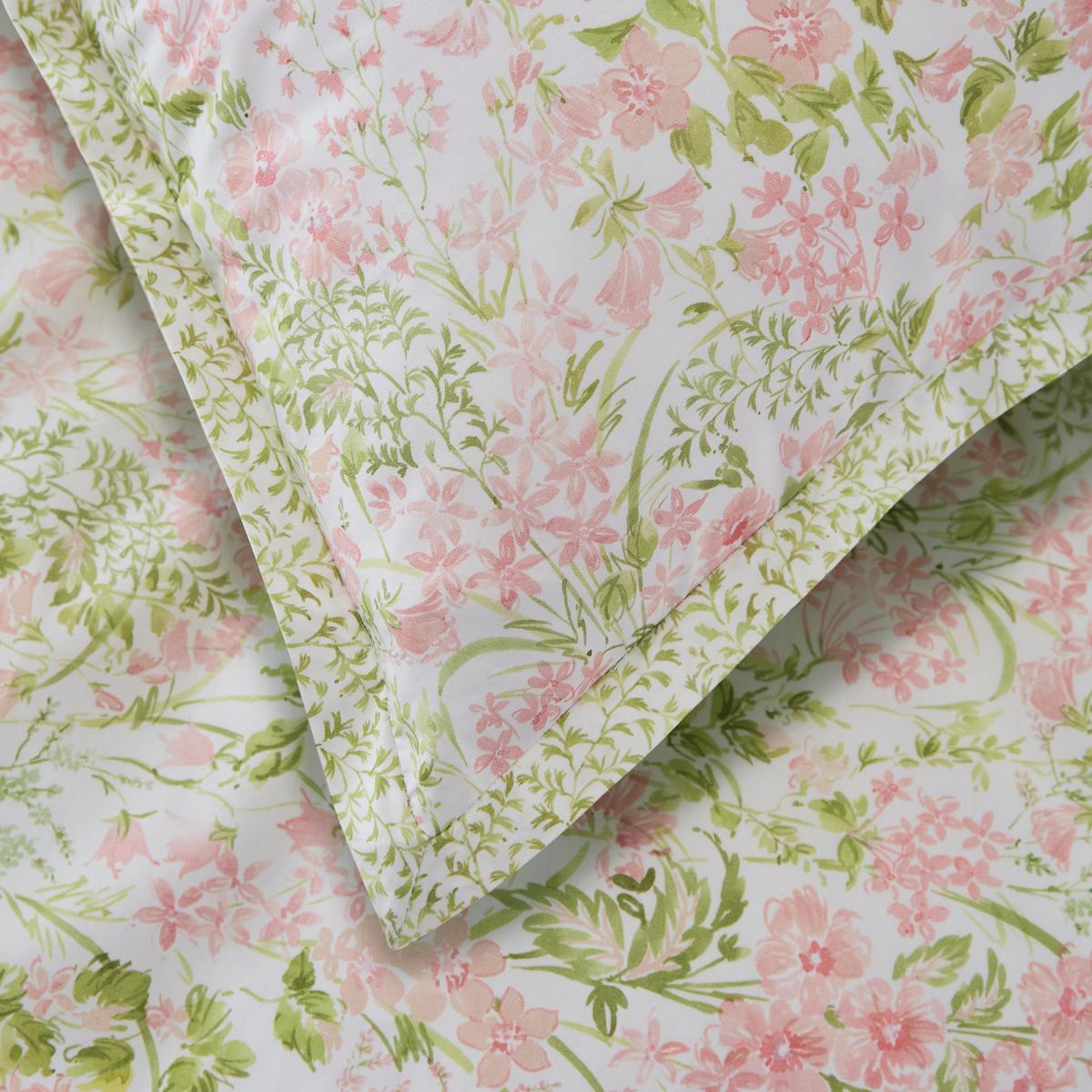 Dorma Darcy 100% Cotton Percale Oxford Pillowcase Pair Pink – image 3
