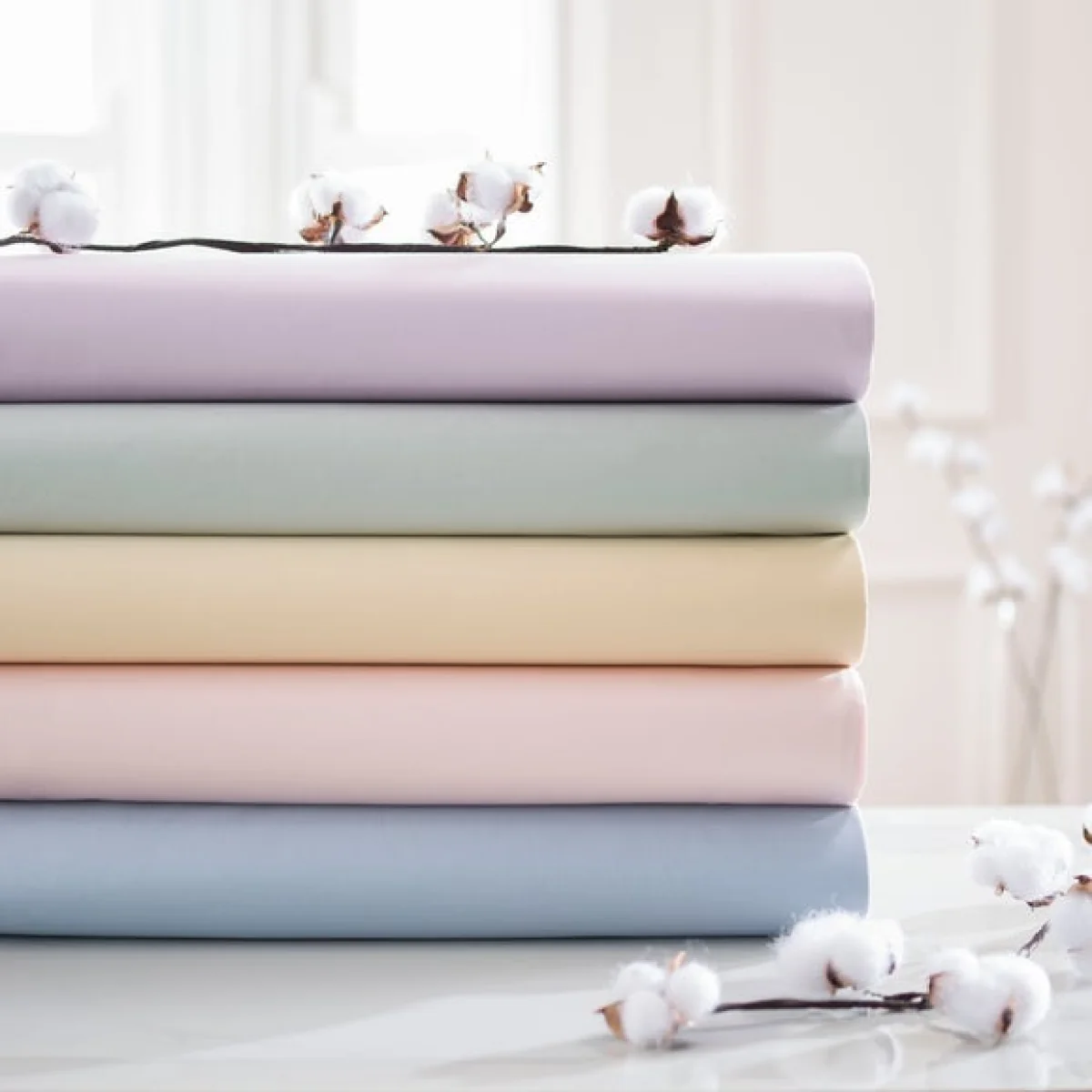Dorma 300 Thread Count 100% Cotton Sateen Plain Cuffed Pillowcase Mauve – image 5