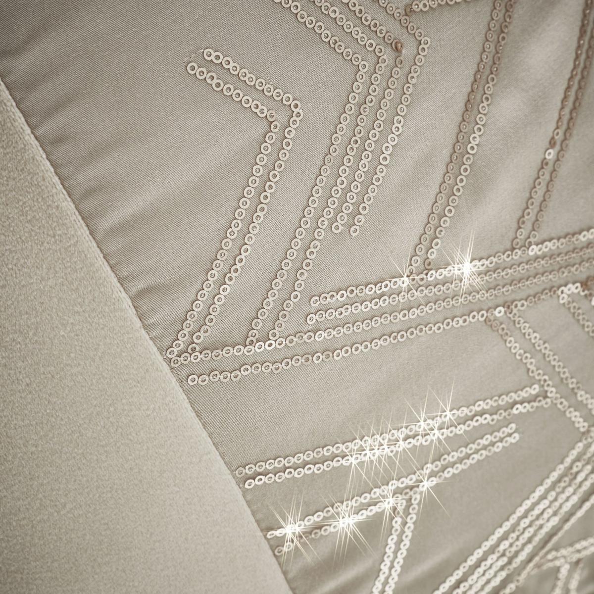Catherine Lansfield Velvet Sparkle Champagne Pillowsham Pair Champagne – image 2