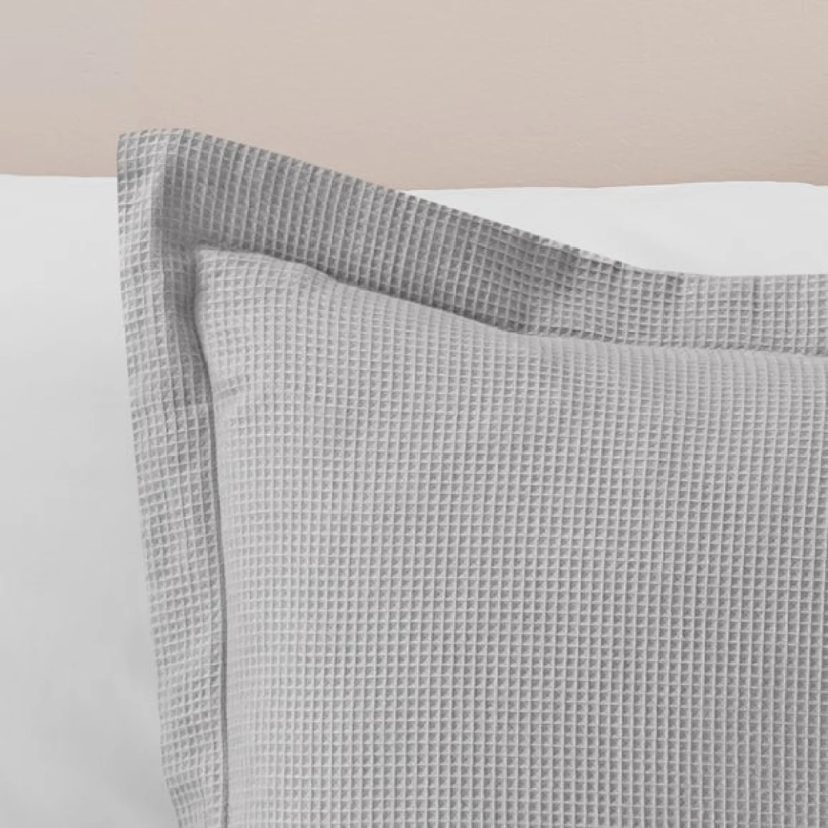 Alston Waffle Oxford Pillowcase Charcoal – image 2