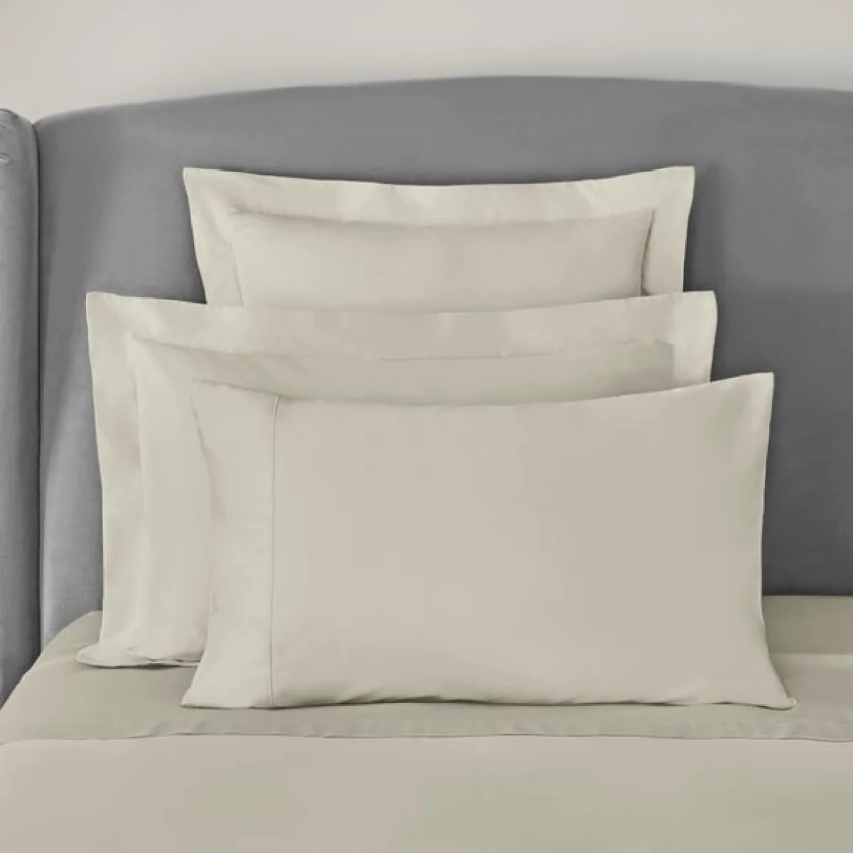 Dorma Egyptian Cotton 400 Thread Count Percale Continental Pillowcase Blue – image 5
