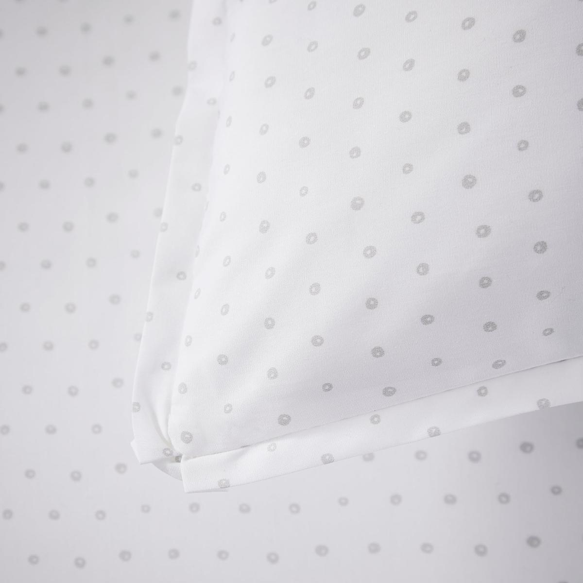 Dorma Coddington White 100% Cotton Housewife Pillowcase Pair Navy (Blue) – image 3