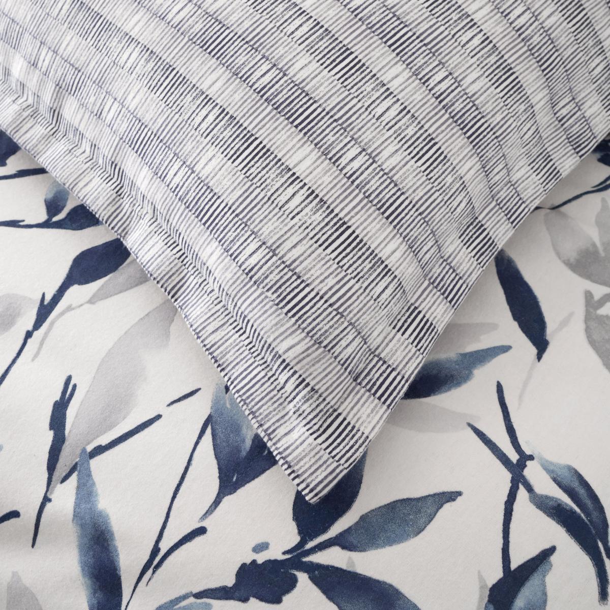Zen 100% Brushed Cotton Oxford Pillowcase Navy (Blue) – image 3